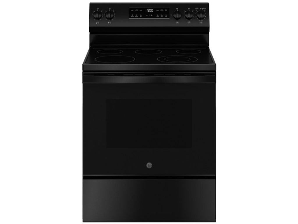 GE 30" Electric Range Black