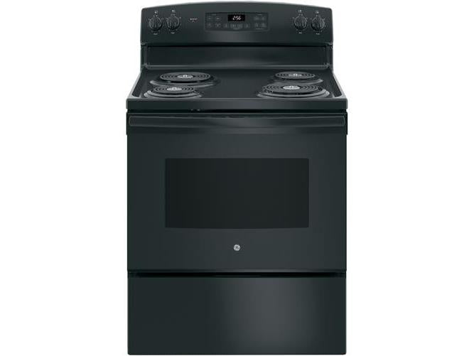 GE 30" Electric Range Black