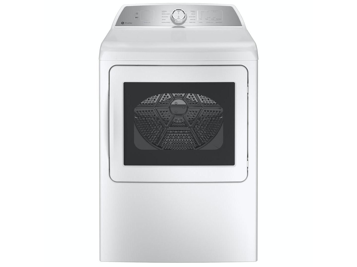 GE Profile 7.4 Cu Ft Electric Dryer White
