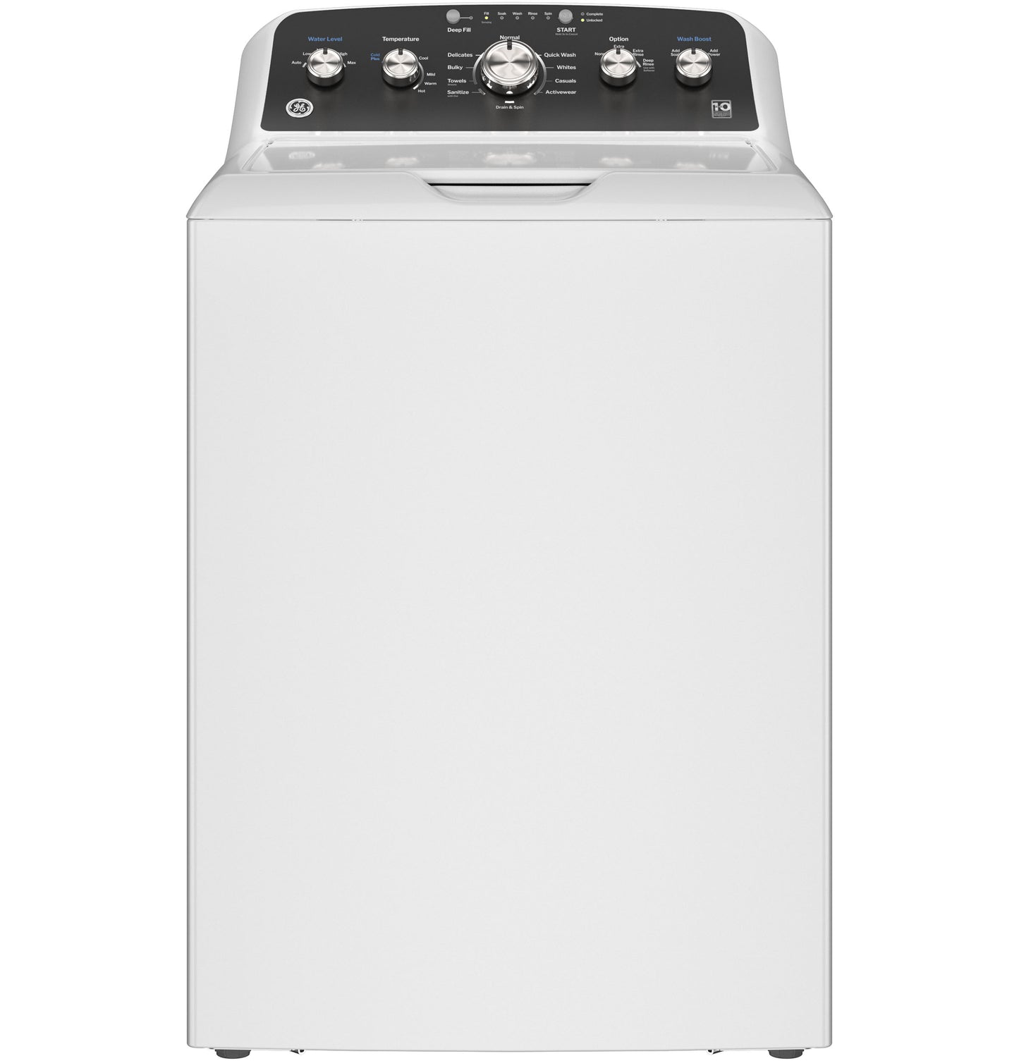 GE 4.5 Cu Ft Washer White