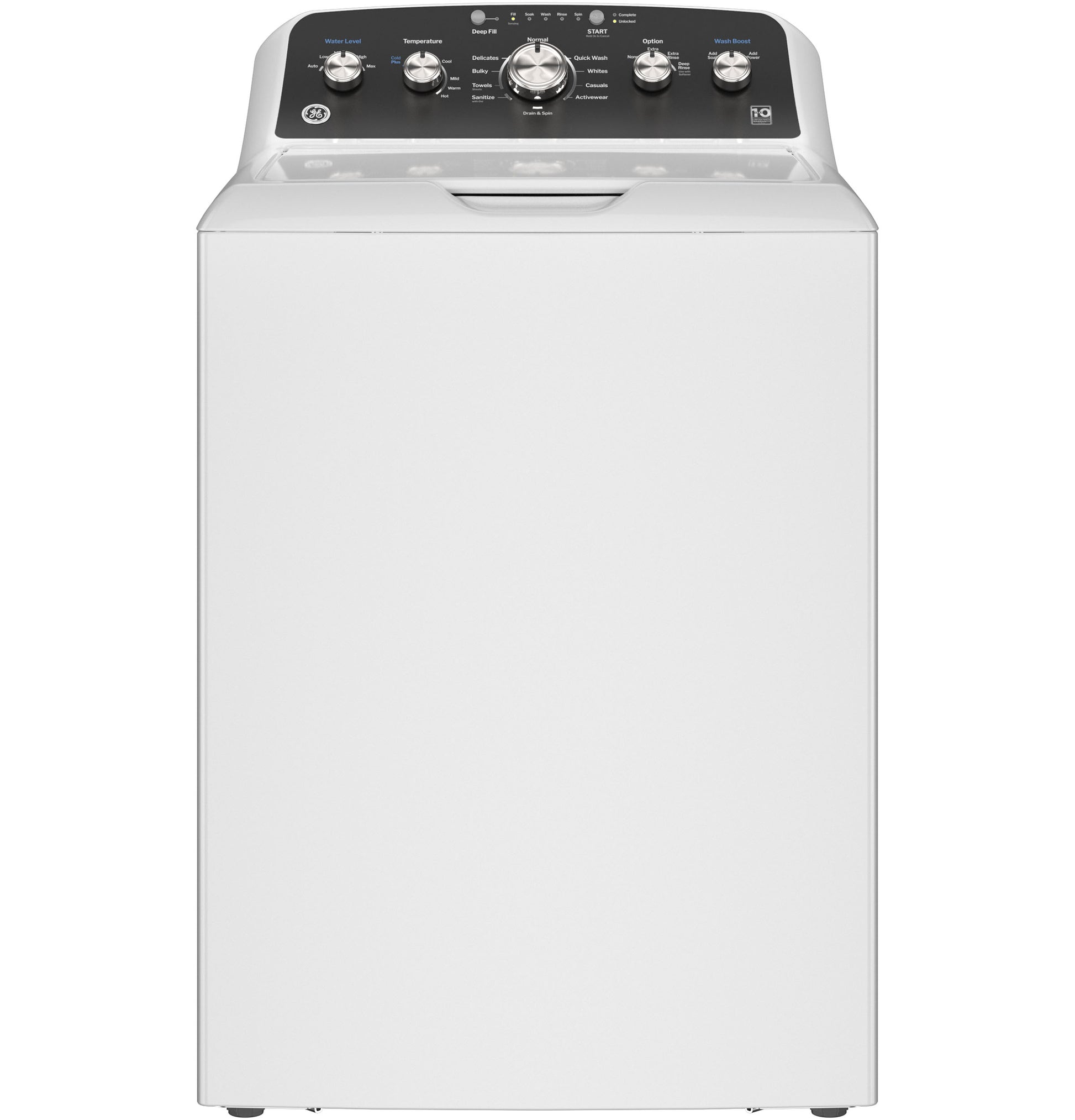 GE 4.5 Cu Ft Washer White