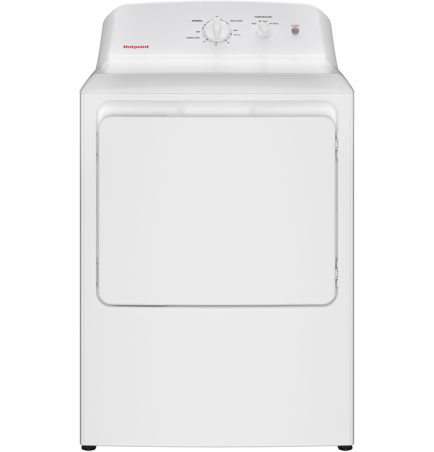 Hotpoint 6.2 Cu Ft Electric Dryer White
