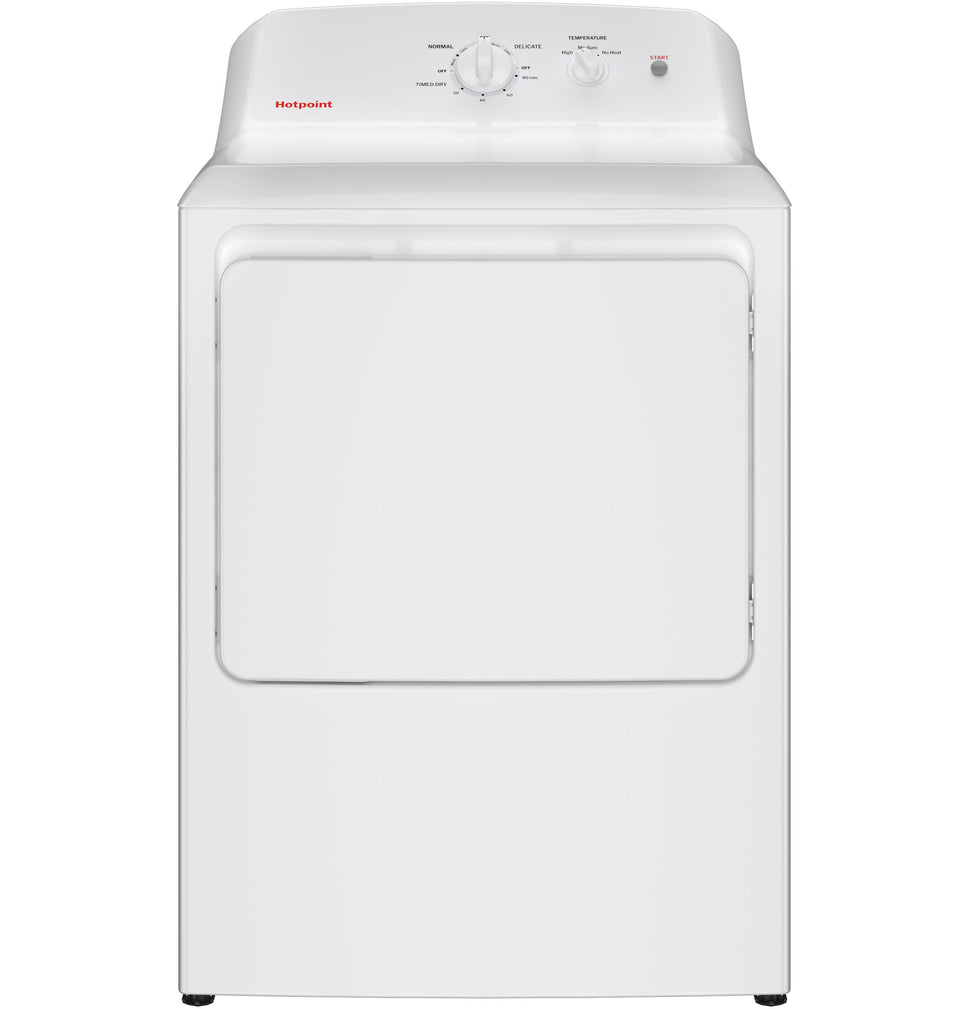 Hotpoint 6.2 Cu Ft Electric Dryer White