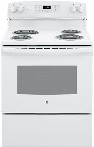 GE 30" Electric Range  White