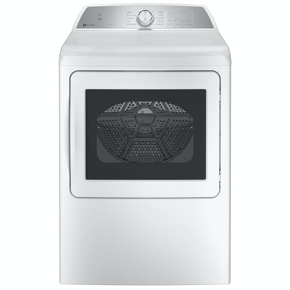 GE Profile 7.4 Cu Ft Electric Dryer White